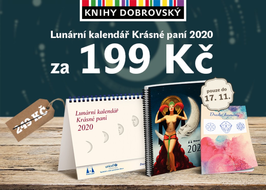 Lunární kalendář se slevou v Knihy Dobrovský