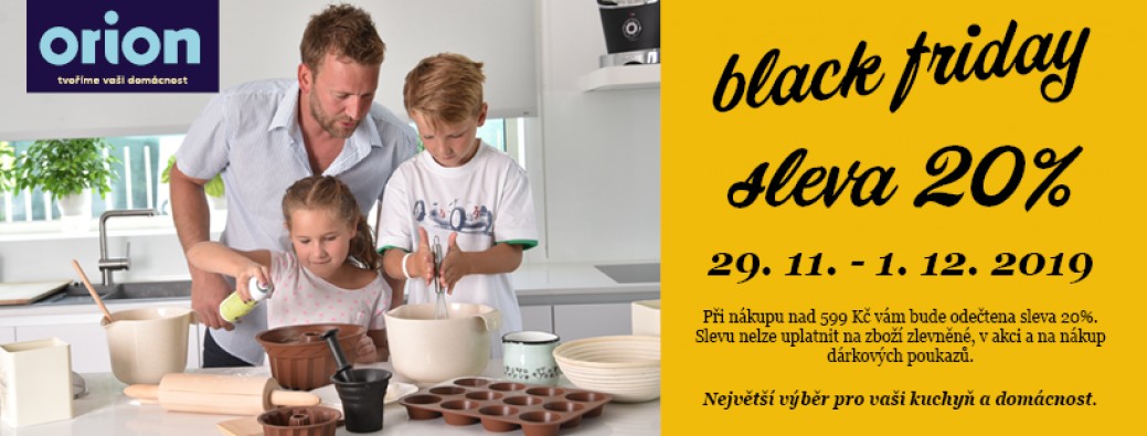 Black Friday v prodejně Orion