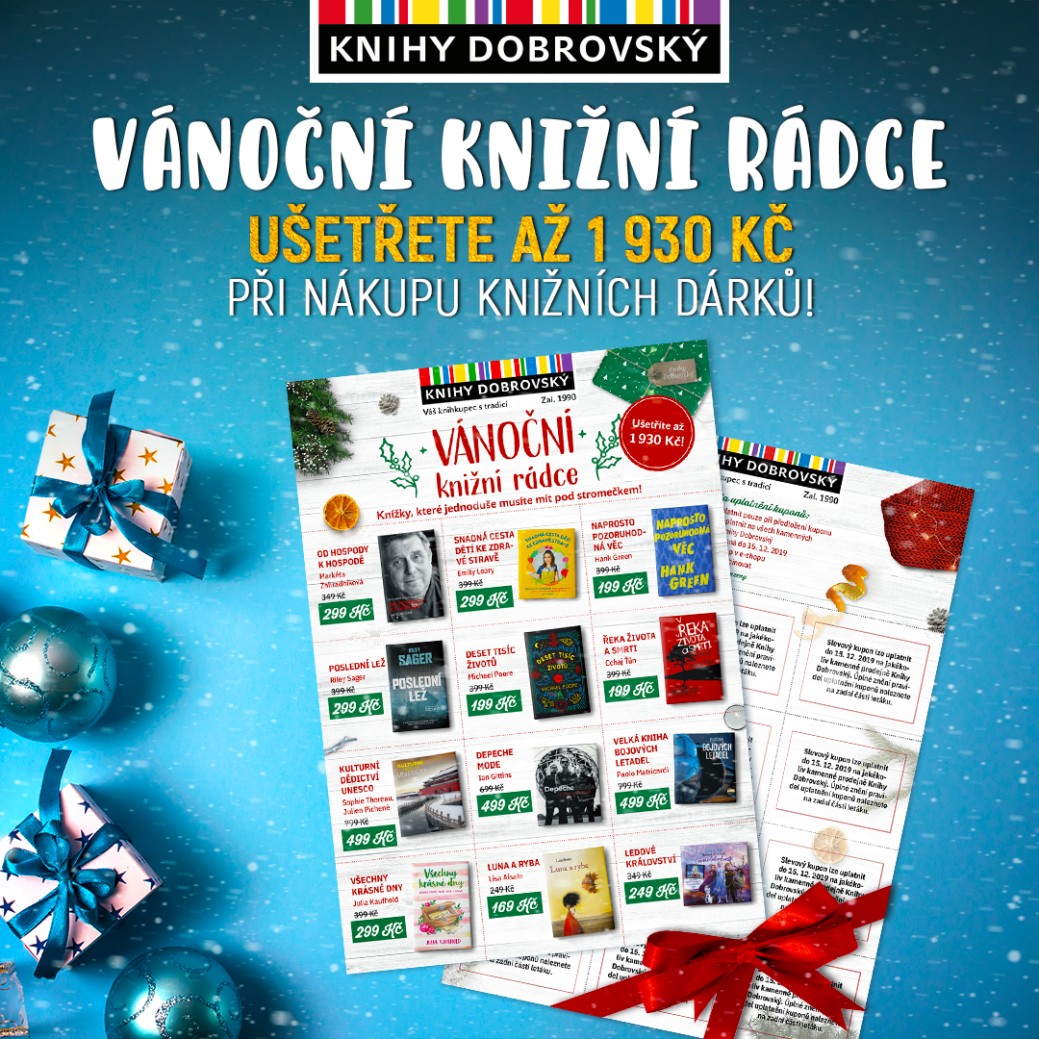 V Knihy Dobrovský vám poradí jaké dárky koupit na Vánoce svým blízkým. 
