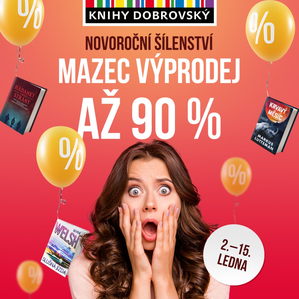 Novoroční šílenství v Knihy Dobrovský!