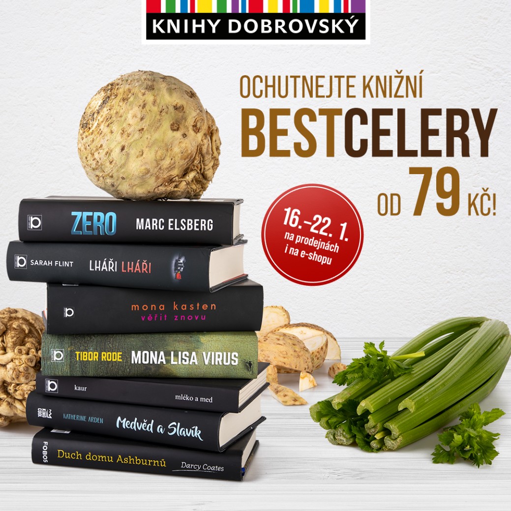 Knižní bestcelery v Knihy Dobrovský