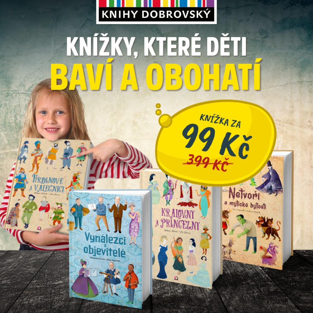 Knížky, které děti baví a obohatí v KNIHY DOBROVSKÝ