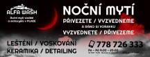 Noční mytí v Alfa wash