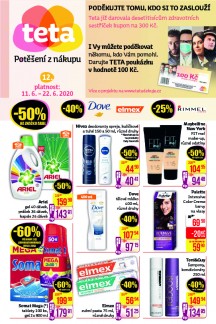 Leták Teta drogerie