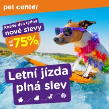 Letní jízda plná slev v Pet Center