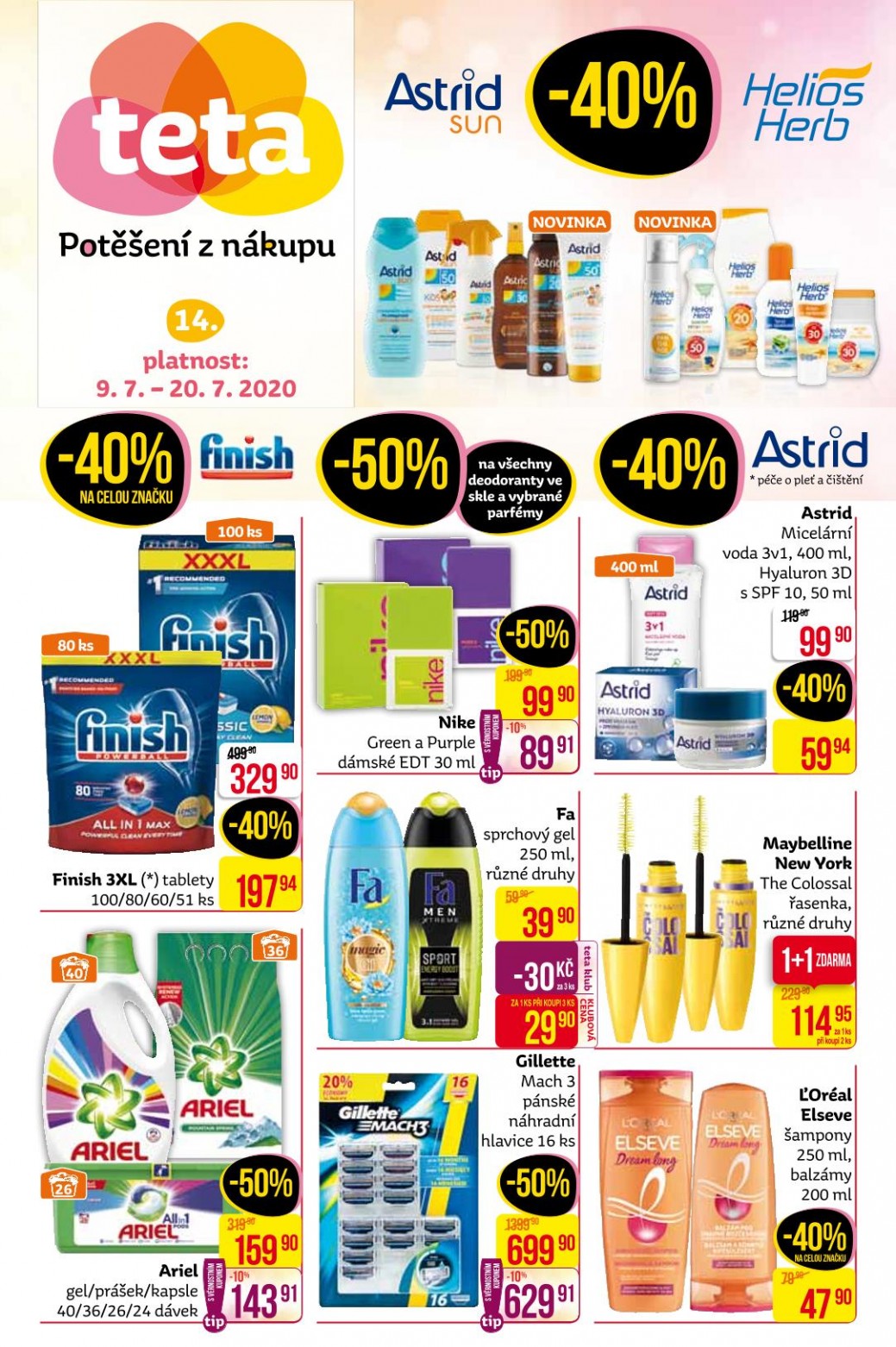 Leták Teta drogerie
