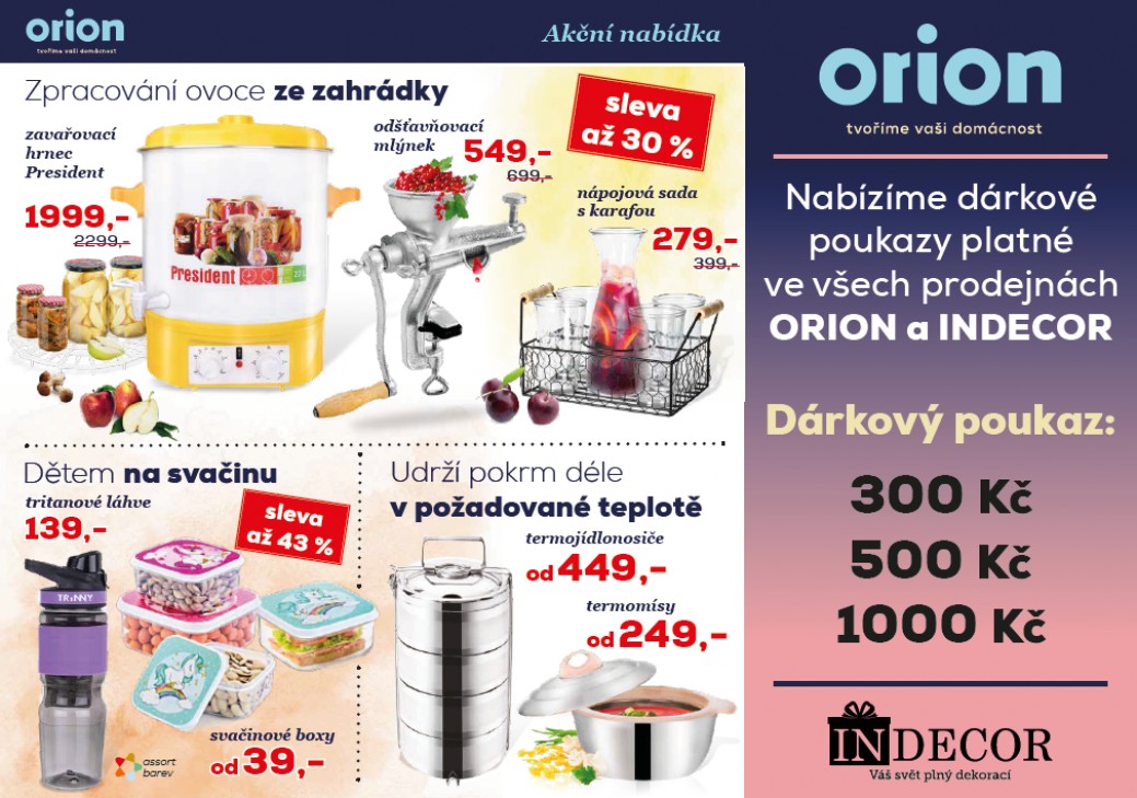 Nová AKCE ORION