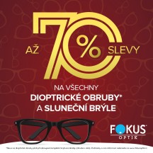 Sleva 70% ve Fokus Optik