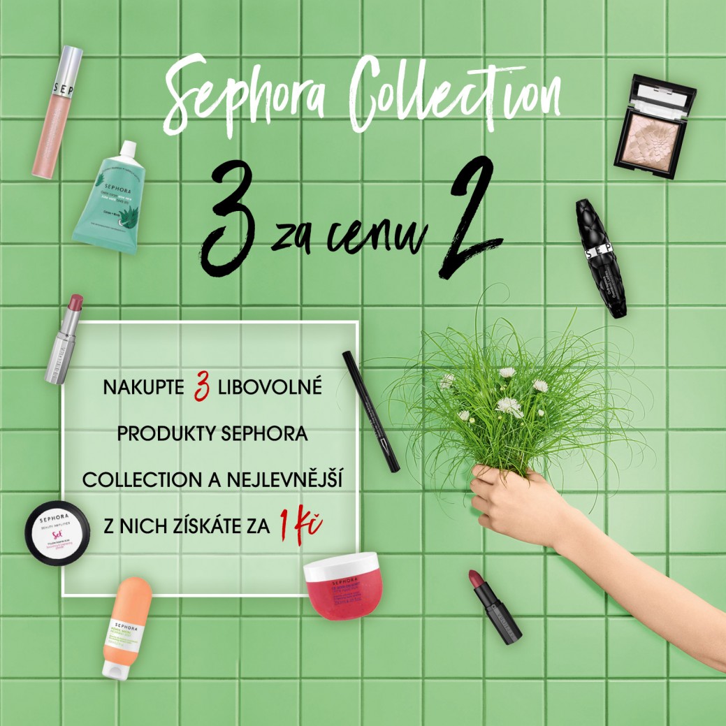 Akce 3 za cenu 2 v parfumeriích Sephora