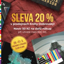 Skvělá sleva 20 % pro členy klubu KNIHY DOBROVSKÝ