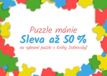 Až 50% slevy na puzzle v Knihy Dobrovský!