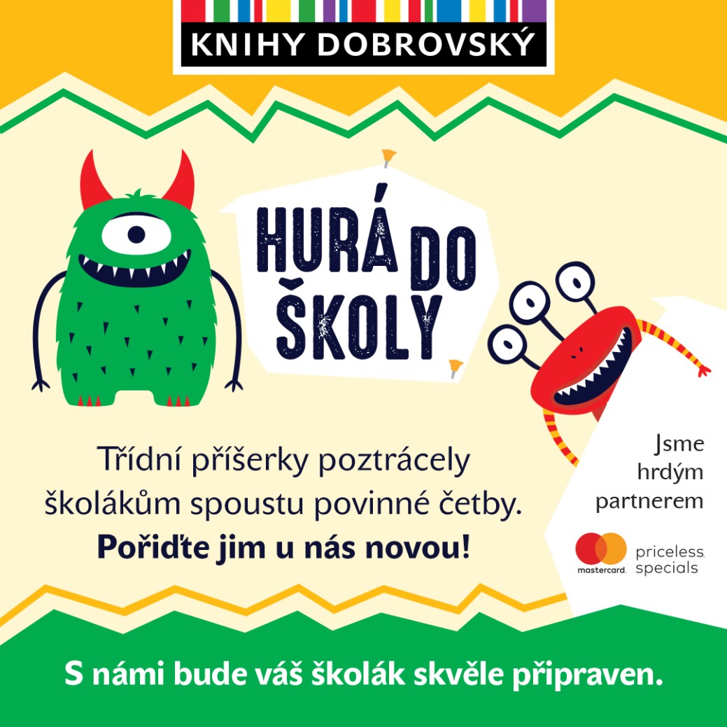 Hurá do školy s Knihy Dobrovský