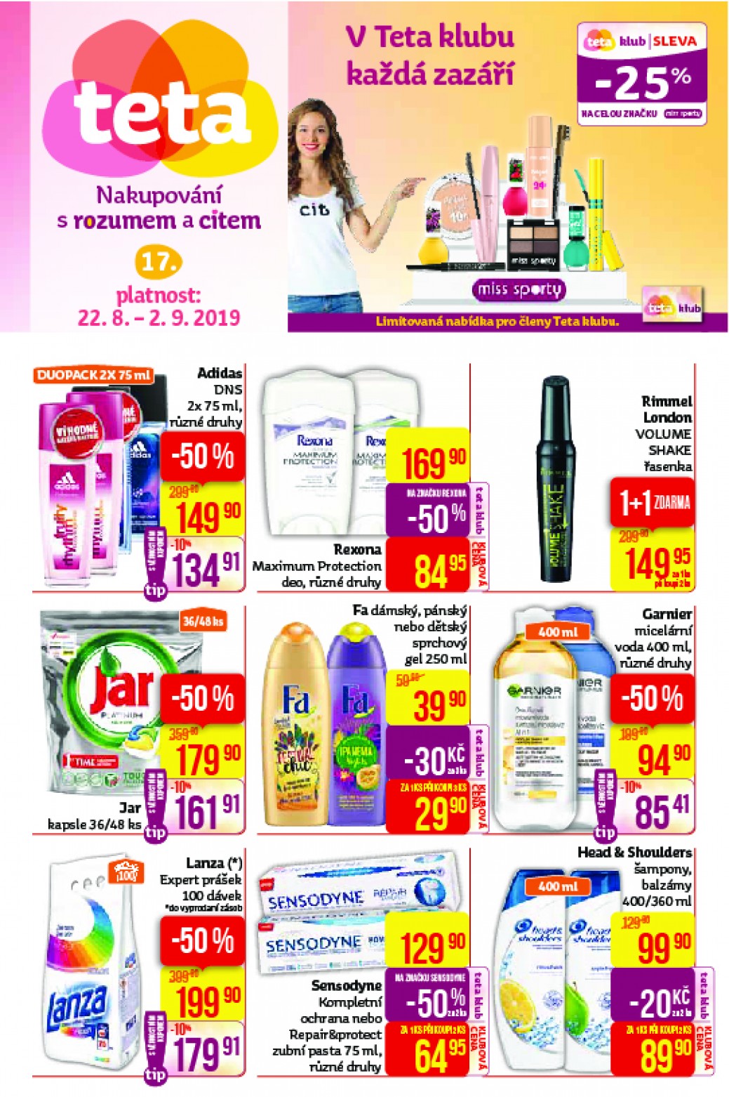 Akční leták Teta drogerie!