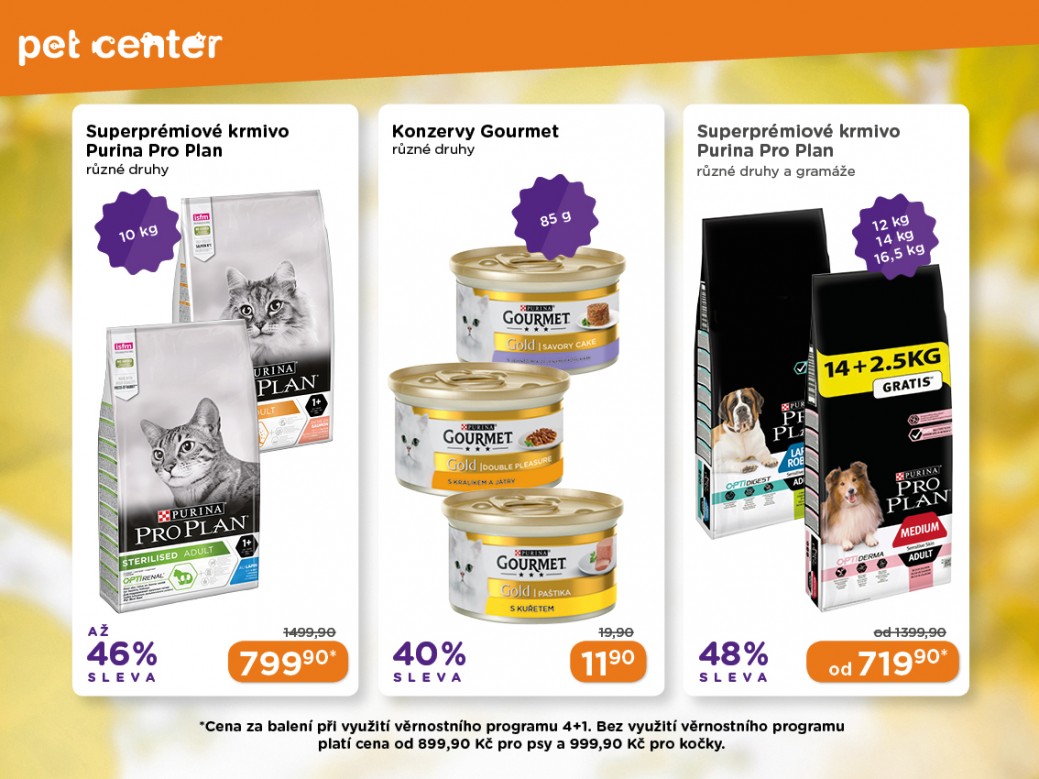 Akce v Pet Center